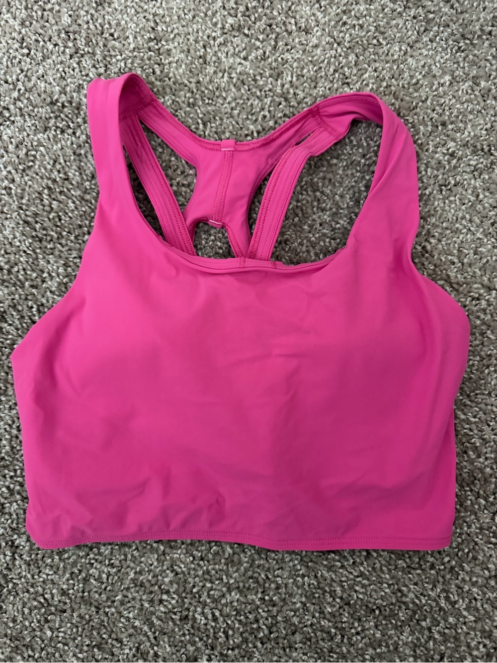 lululemon athletica Sonic Pink Racerback Sports Bra